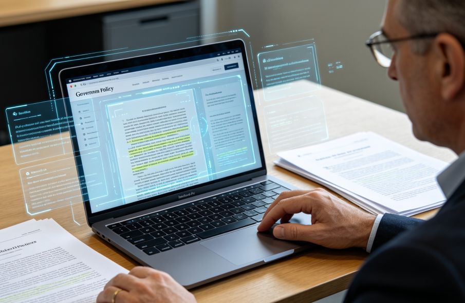 AI-Enhanced Policy Review